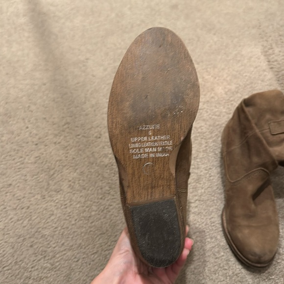 Steve Madden “Azzure” suede cowboy slouchy ankle booties // Size 6 - Picture 4 of 10